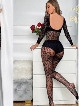 Enterito Lencería de Malla Sexy - Fiera