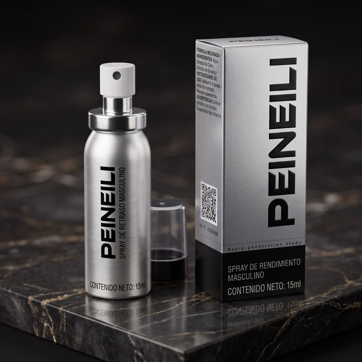 Spray Retardante Masculino Desensibilizante 15ml - Peineili