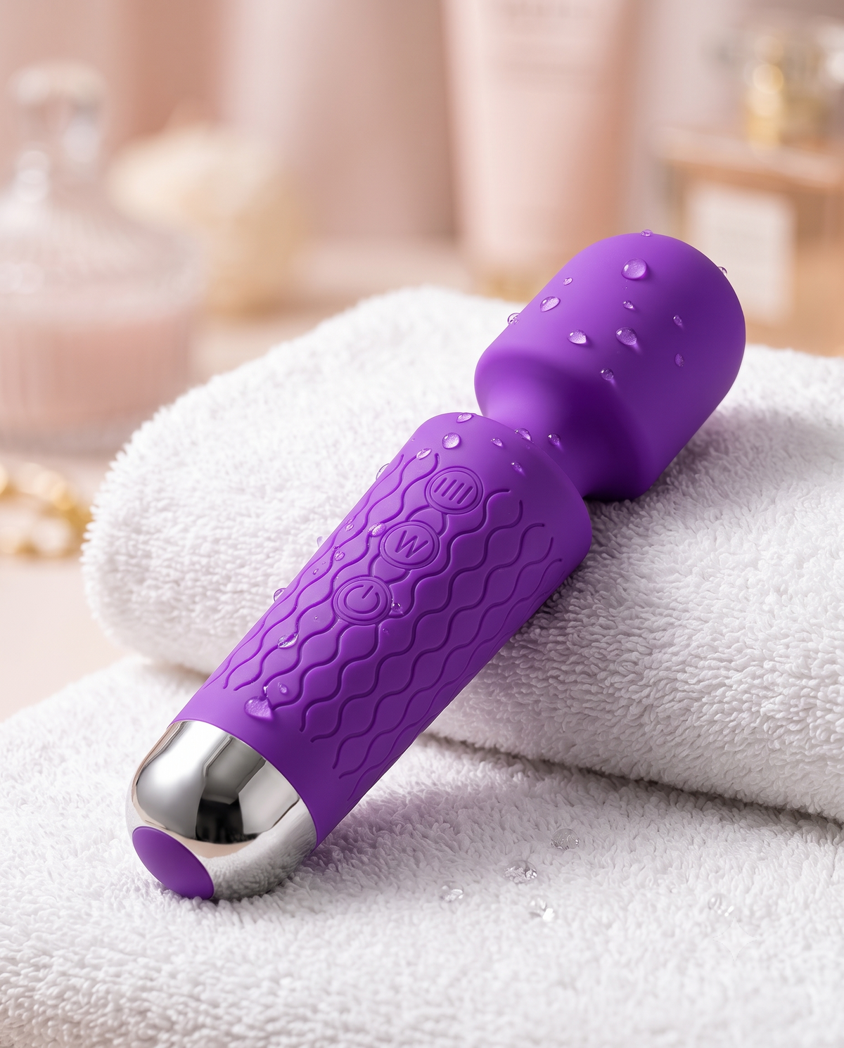 Vibrador Masajeador Tipo Varita Recargable - Estimulación Focalizada